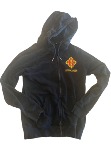 Hoodie med broderat Rockaden-märke